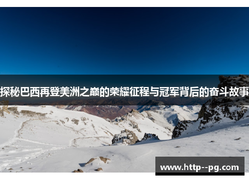 探秘巴西再登美洲之巅的荣耀征程与冠军背后的奋斗故事