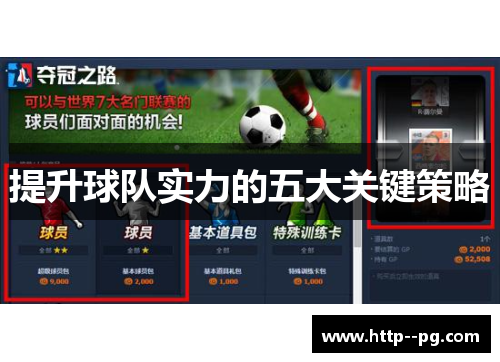 提升球队实力的五大关键策略